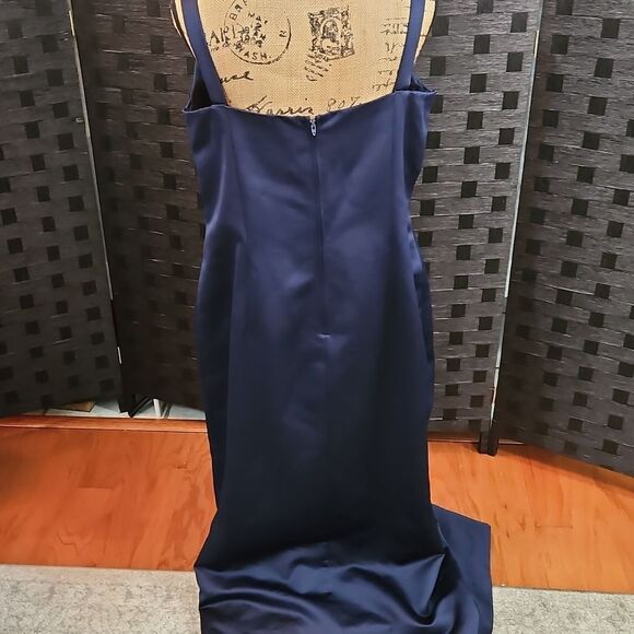 Alex Evenings Navy Blue Women's Maxi Dress Size 18 - Picture 6 of 13